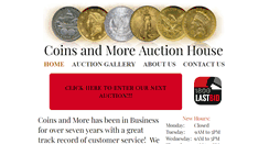 Desktop Screenshot of coinsandmoreauctions.com