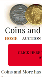 Mobile Screenshot of coinsandmoreauctions.com